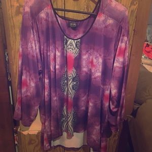 Long Sleeved Purple Top